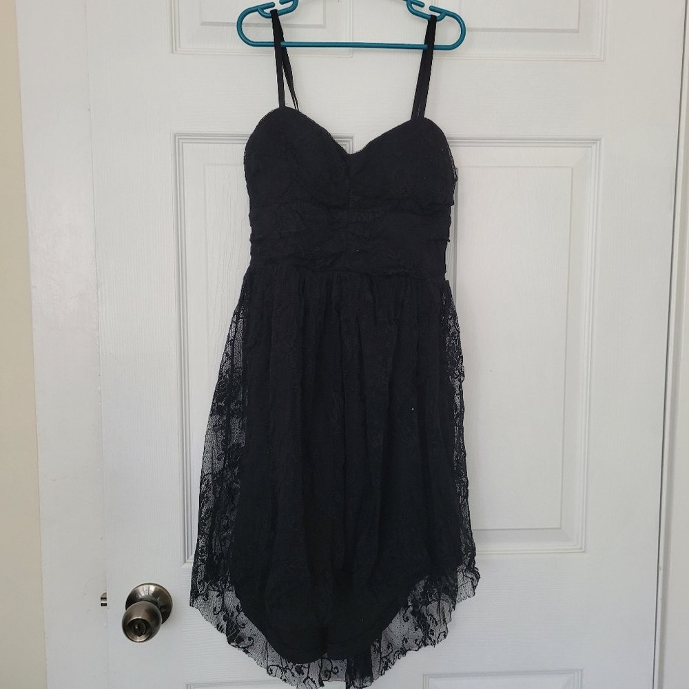 Lace black dress